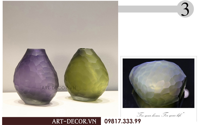 Bình hoa cao cấp đá cuội BH 006 12