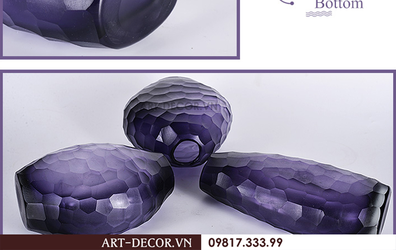 Bình hoa cao cấp đá cuội BH 006 8