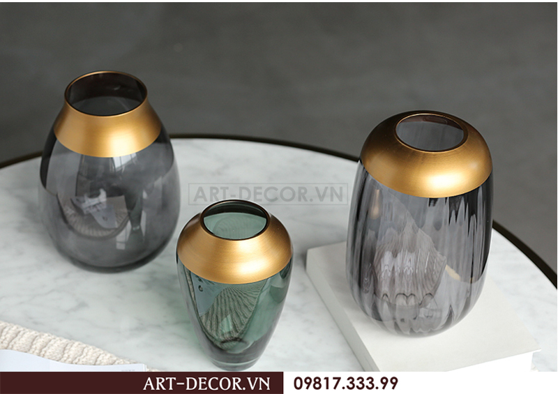 Bình hoa thủy tinh nhập khẩu BH 007 2