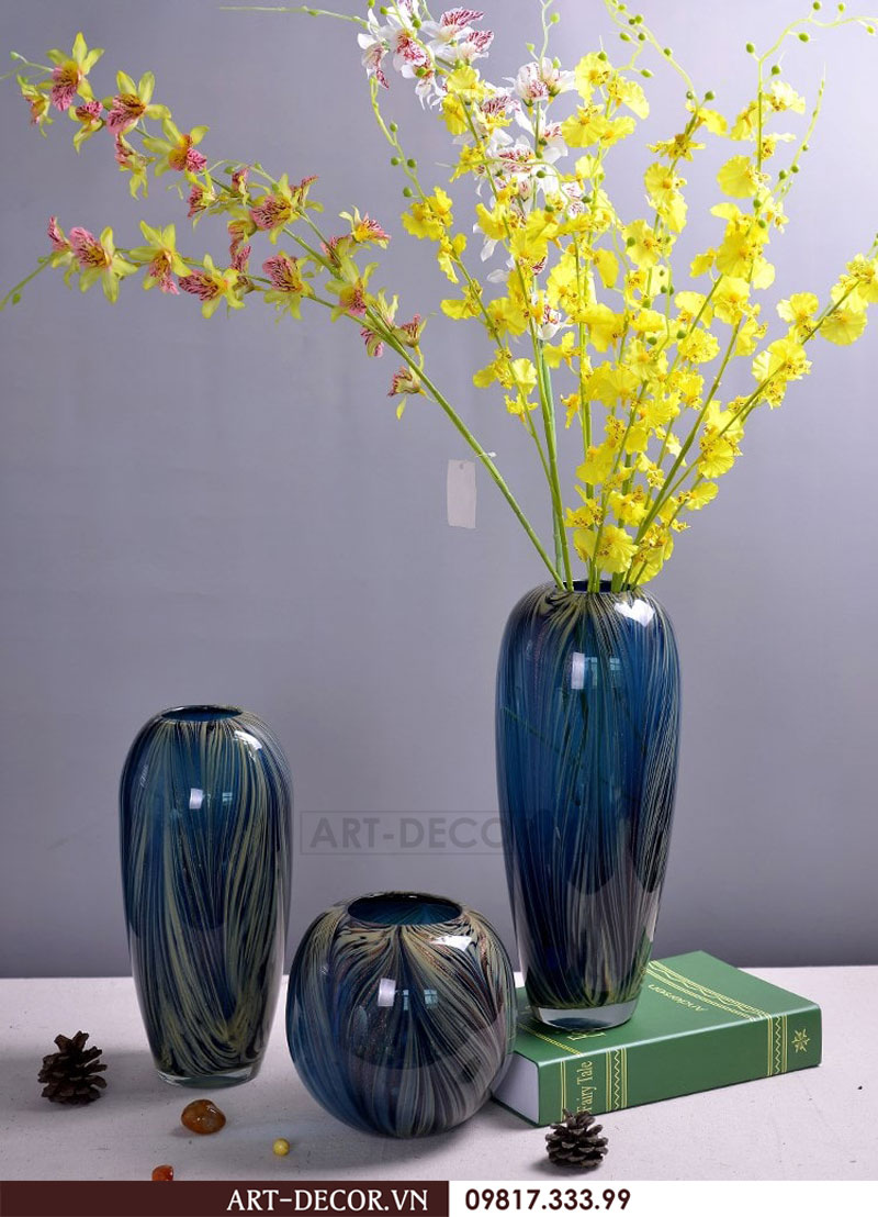 Bình hoa thủy tinh nhập khẩu BH 009 12