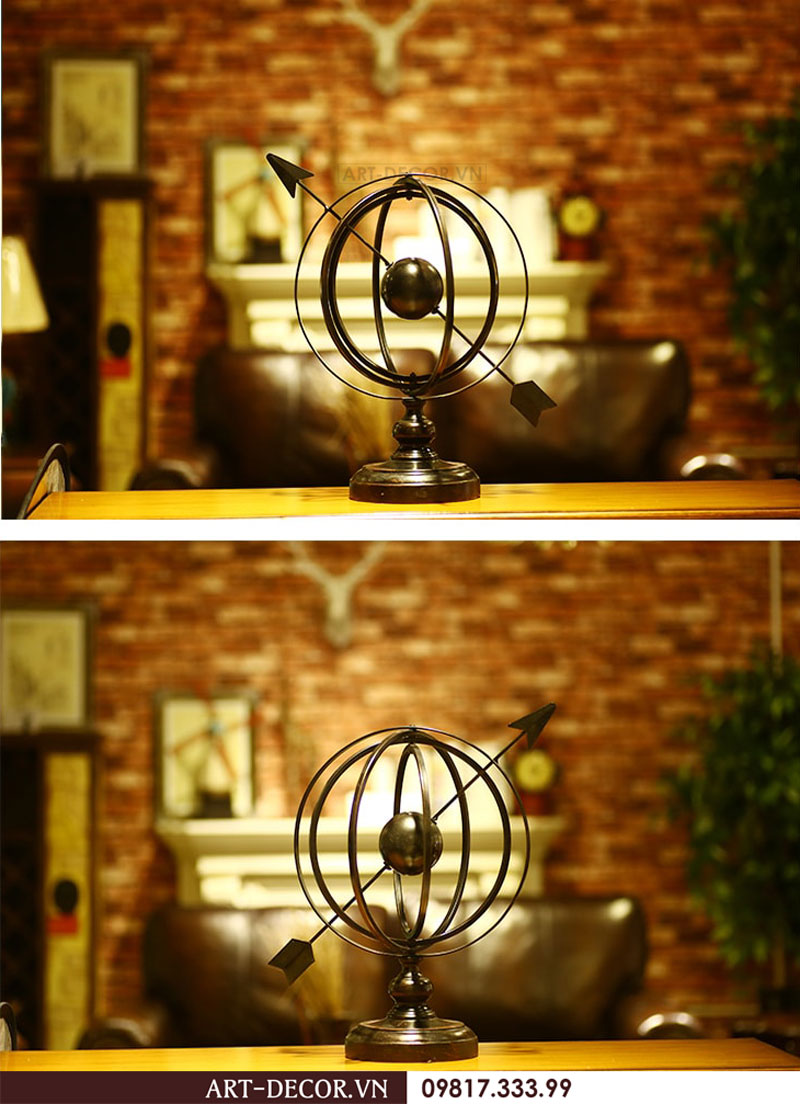 Quả địa cầu trang trí nội thất DEC 018 11