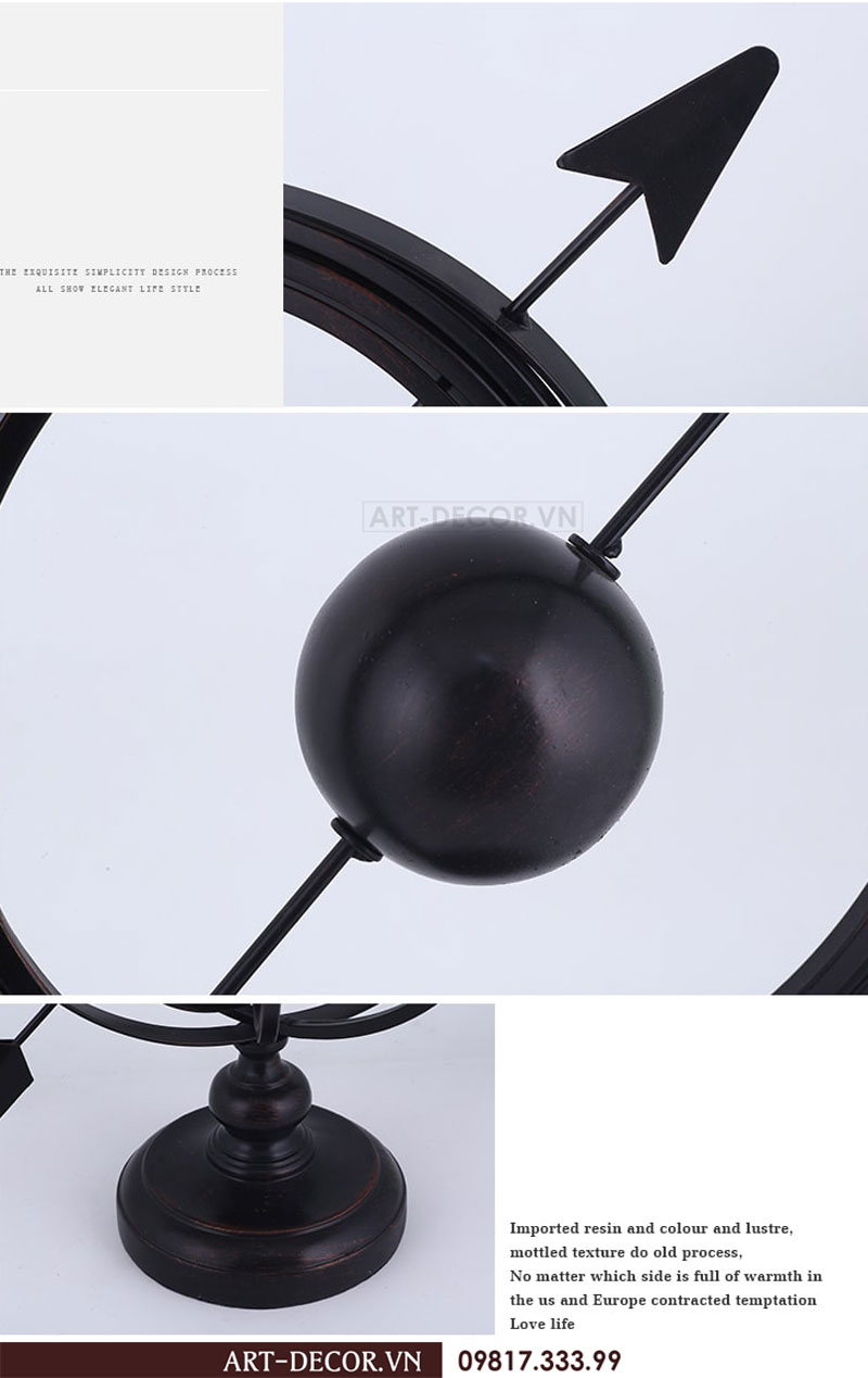 Quả địa cầu trang trí nội thất DEC 018 3