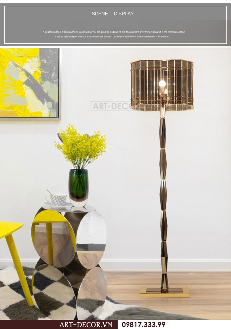 Đèn cây trang trí nội thất DC 002 1