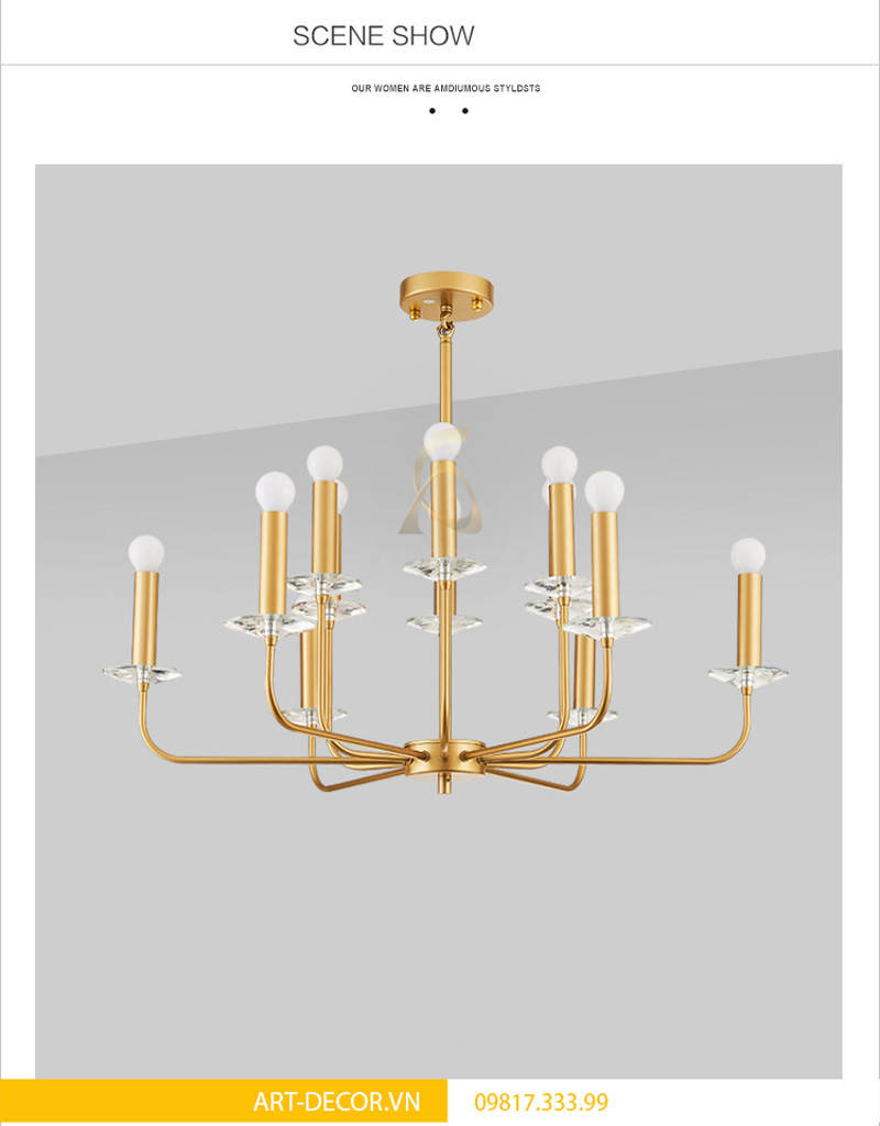 đèn chùm cao cấp dcc 006 2