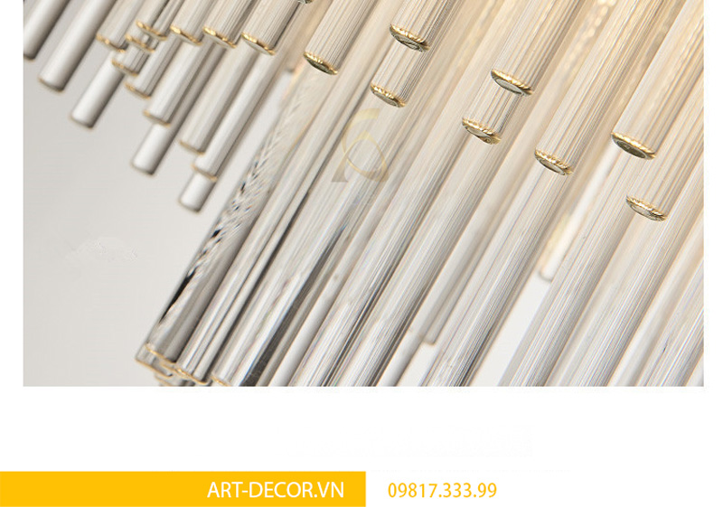 đèn chùm pha lê ống dcc 010 13
