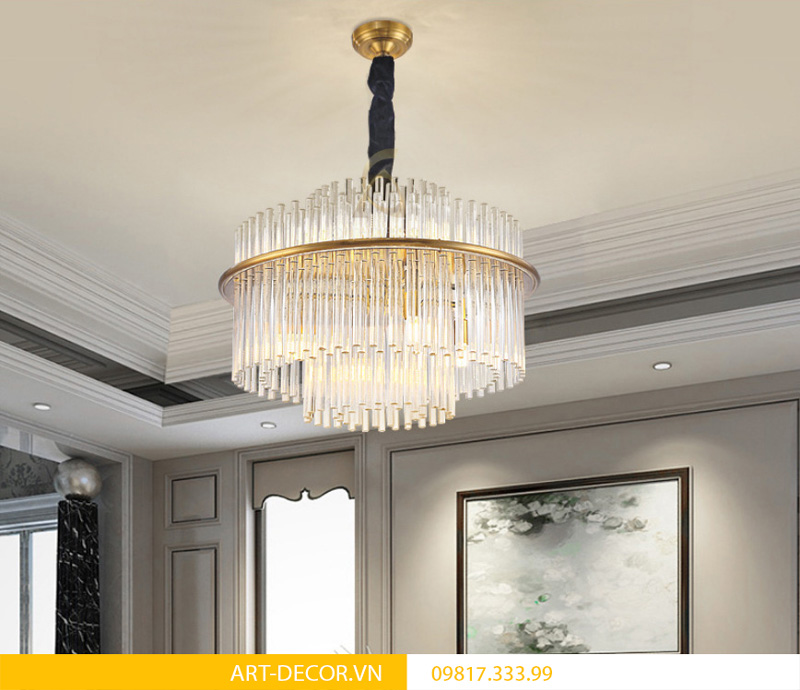 đèn chùm pha lê ống dcc 010 4