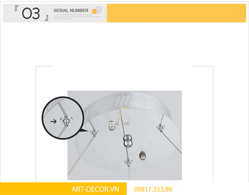 đèn chùm độc đáo dcc 013 6