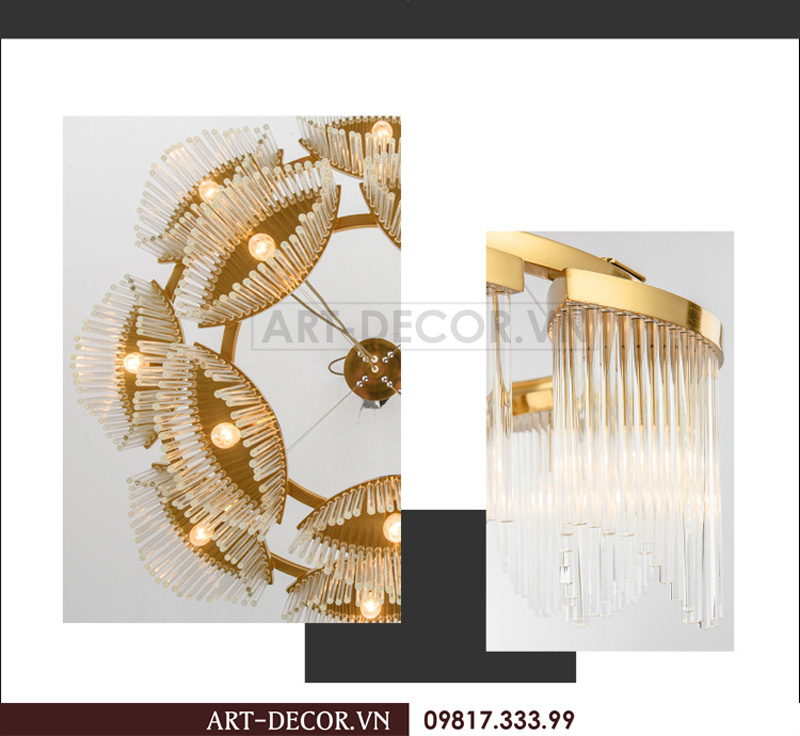 Đèn chùm trang trí cao cấp DCC 019 8