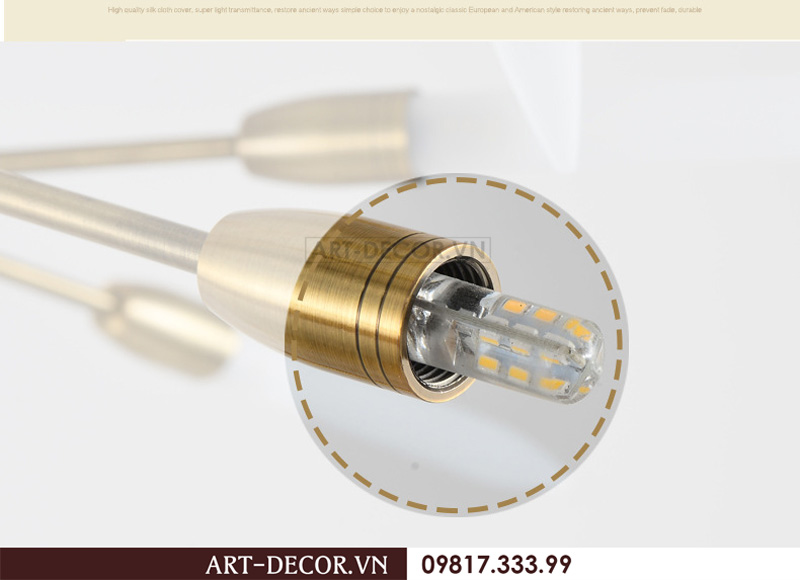 Đèn thả pha lê cao cấp DCC 026 13