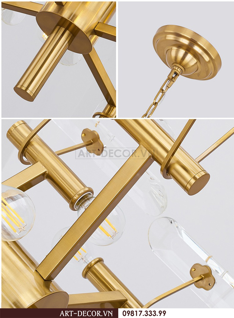 Đèn chùm pha lê phòng khách độc đáo DCC 028 11
