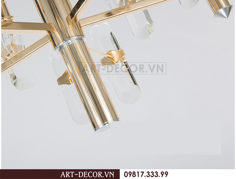 Đèn chùm pha lê phòng khách độc đáo DCC 028 17