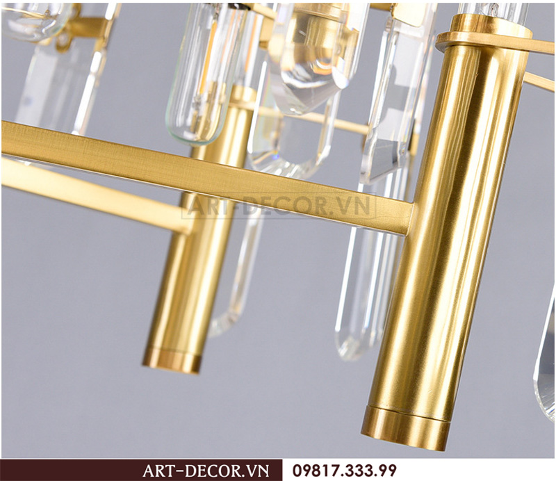 Đèn chùm pha lê phòng khách độc đáo DCC 028 9