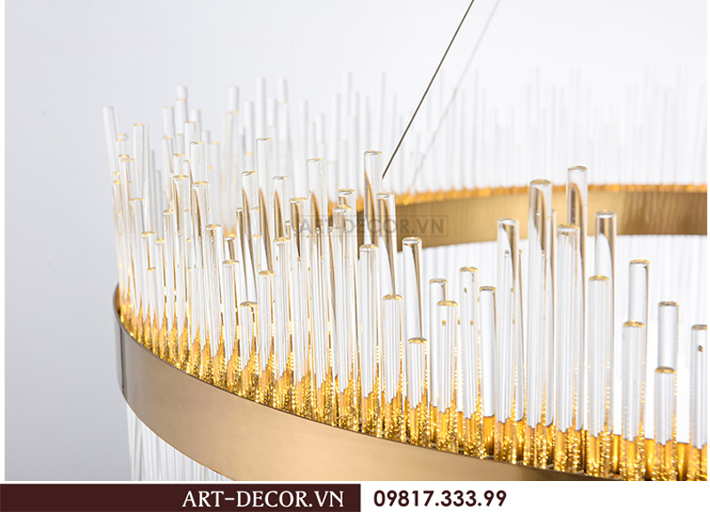 Đèn thả pha lê phòng khách DCC 032 10