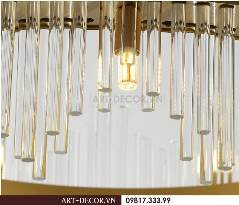 Đèn thả pha lê phòng khách DCC 032 6