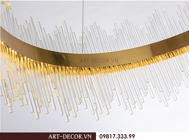 Đèn thả pha lê phòng khách DCC 032 9