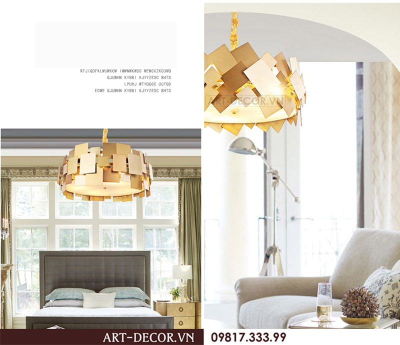 Đèn chùm cao cấp độc đáo DCC 037 9