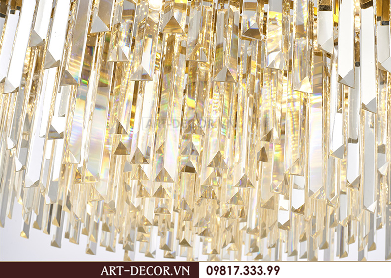 Đèn thả pha lê phòng khách DCC 039 12
