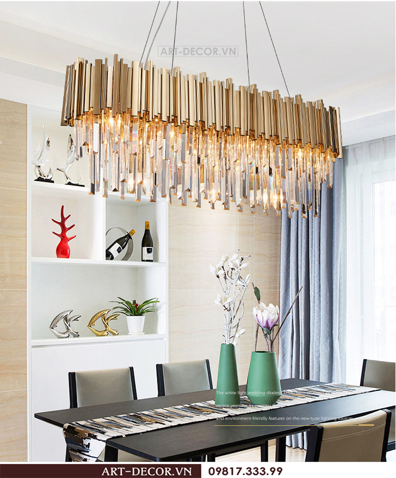 Đèn thả pha lê phòng khách DCC 039 20