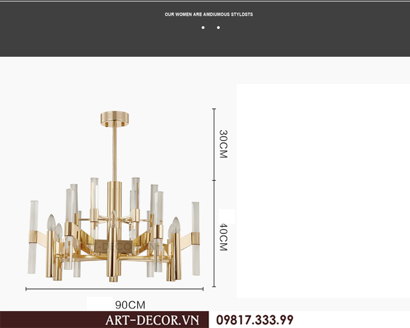 Đèn chùm cao cấp DCC 040 7