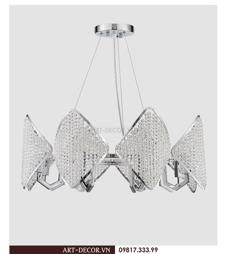 Đèn chùm pha lê trang trí sang trọng DCC 054 7