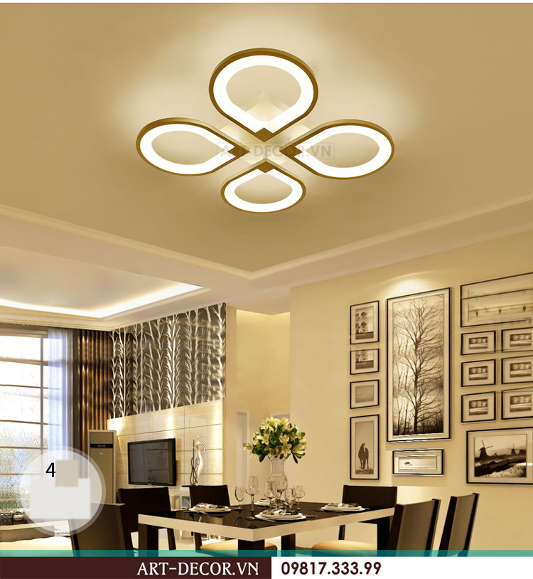 Đèn led phòng khách trẻ trung LED 012 1