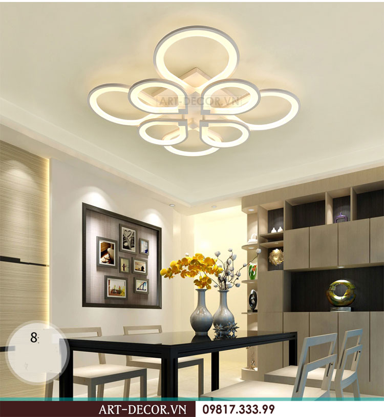 Đèn led phòng khách trẻ trung LED 012 2