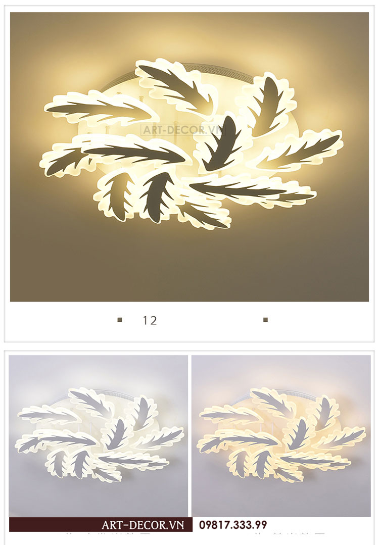 Đèn led trang trí phòng khách LED 016 2