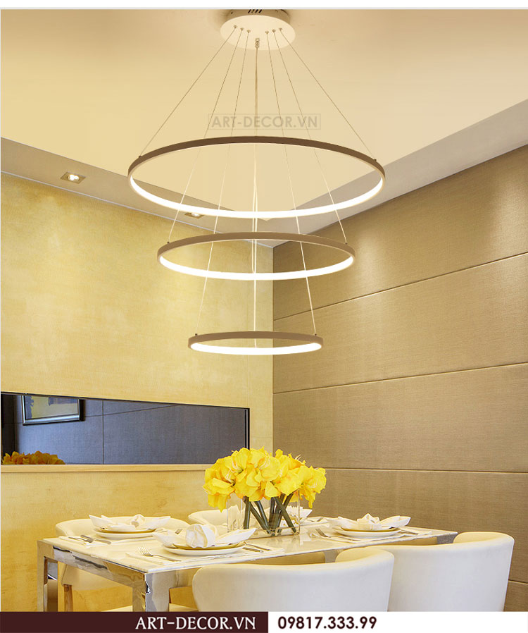 Đèn led vòng thả trần hiện đại LED 018 2