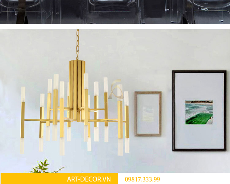 đèn chùm nến hiện đại dpk 005 1