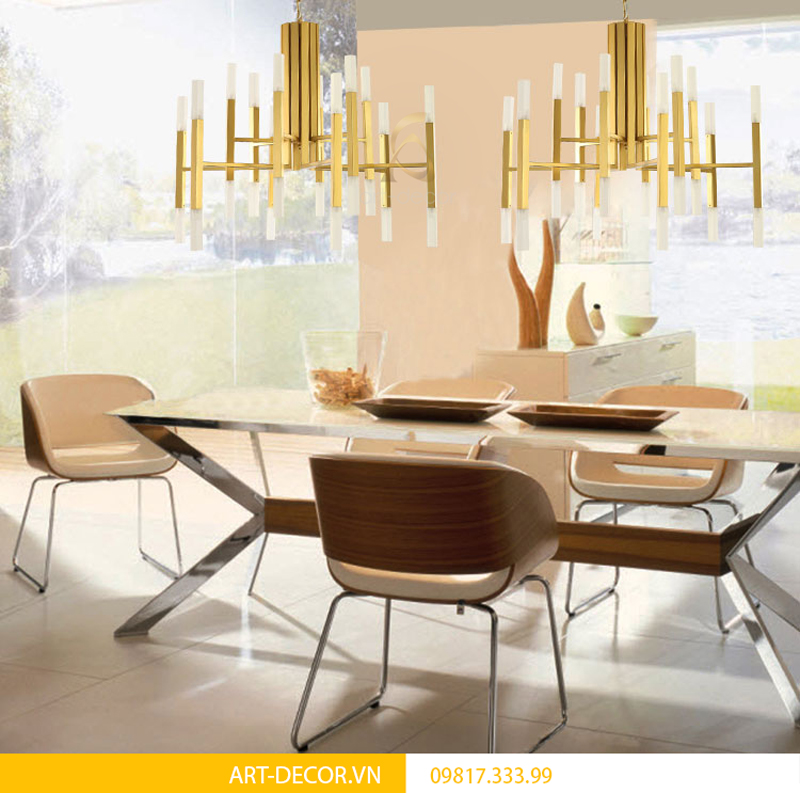 đèn chùm nến hiện đại dpk 005 2