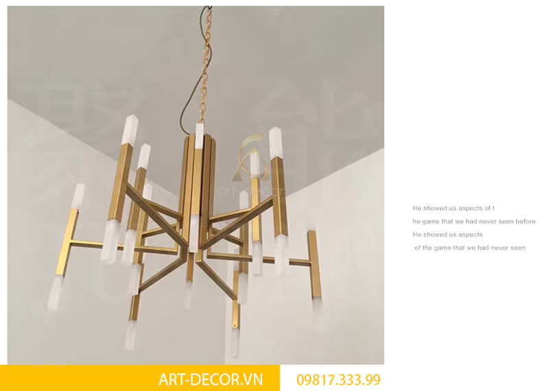 đèn chùm nến hiện đại dpk 005 8