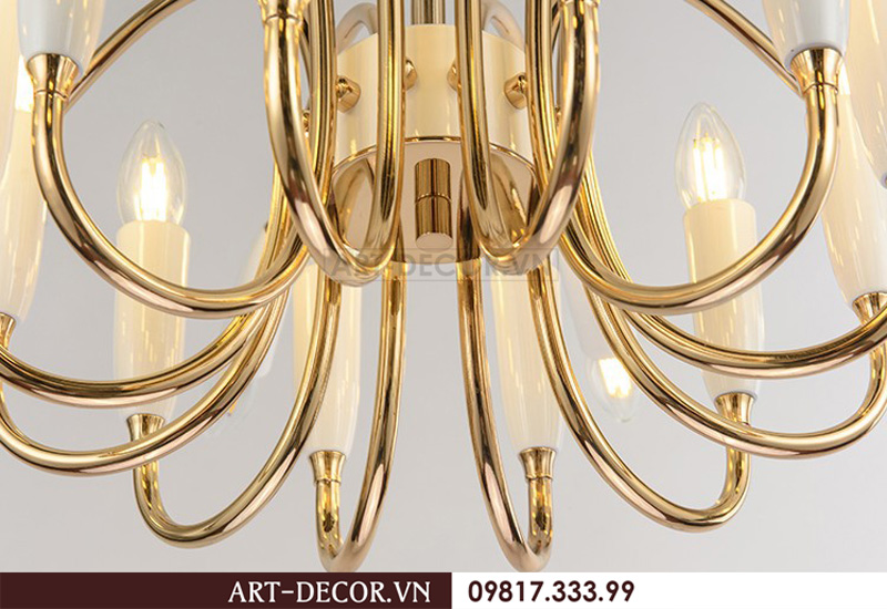 Đèn chùm nghệ thuật Bắc Âu DPK 010 14