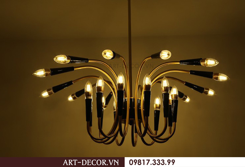 Đèn chùm nghệ thuật Bắc Âu DPK 010 16