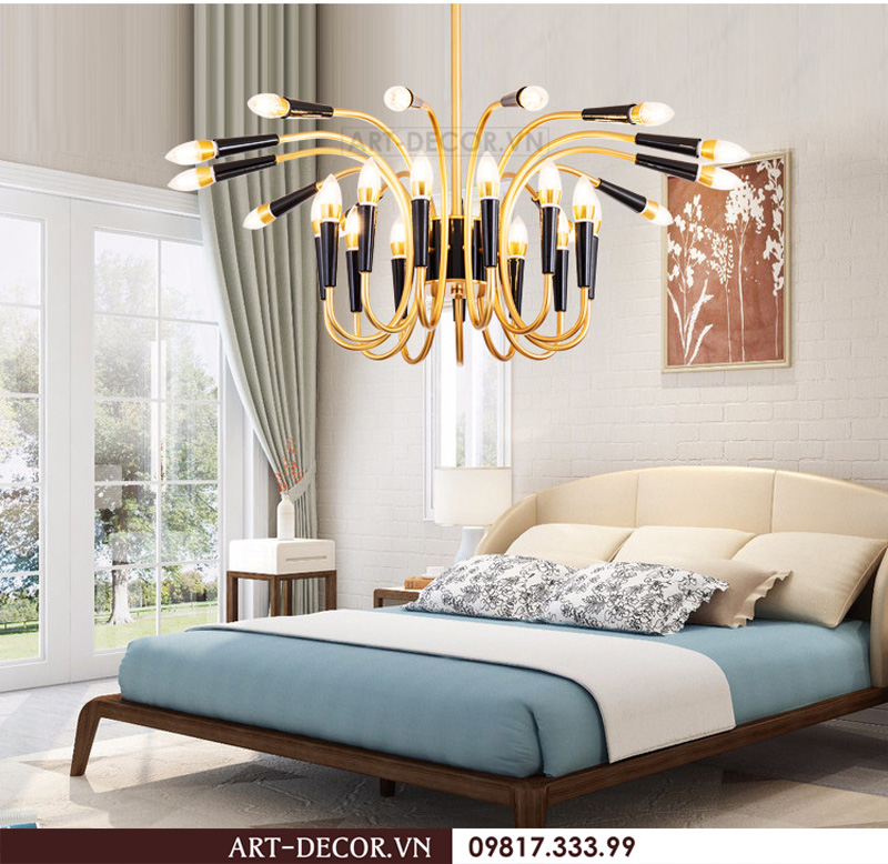 Đèn chùm nghệ thuật Bắc Âu DPK 010 21