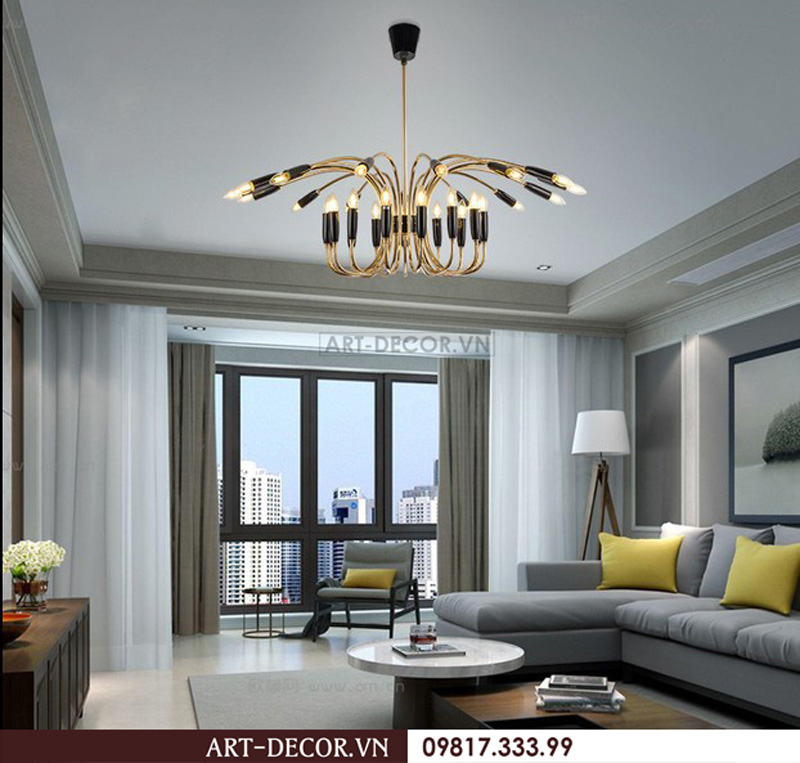 Đèn chùm nghệ thuật Bắc Âu DPK 010 23