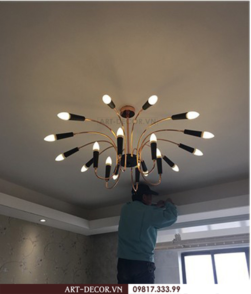 Đèn chùm nghệ thuật Bắc Âu DPK 010 5