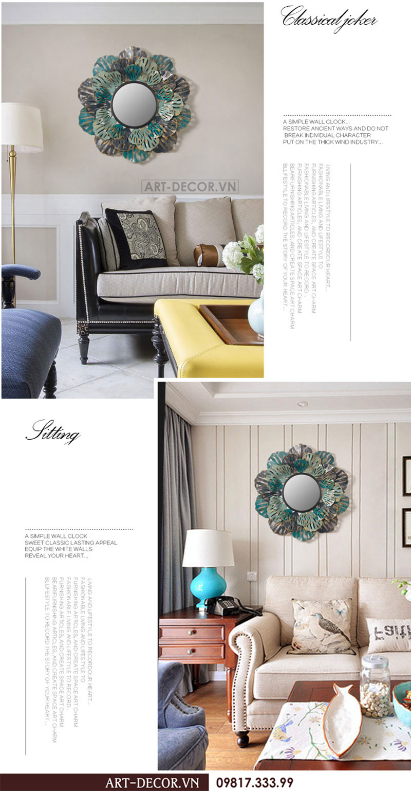 Gương trang trí trẻ trung G003 5