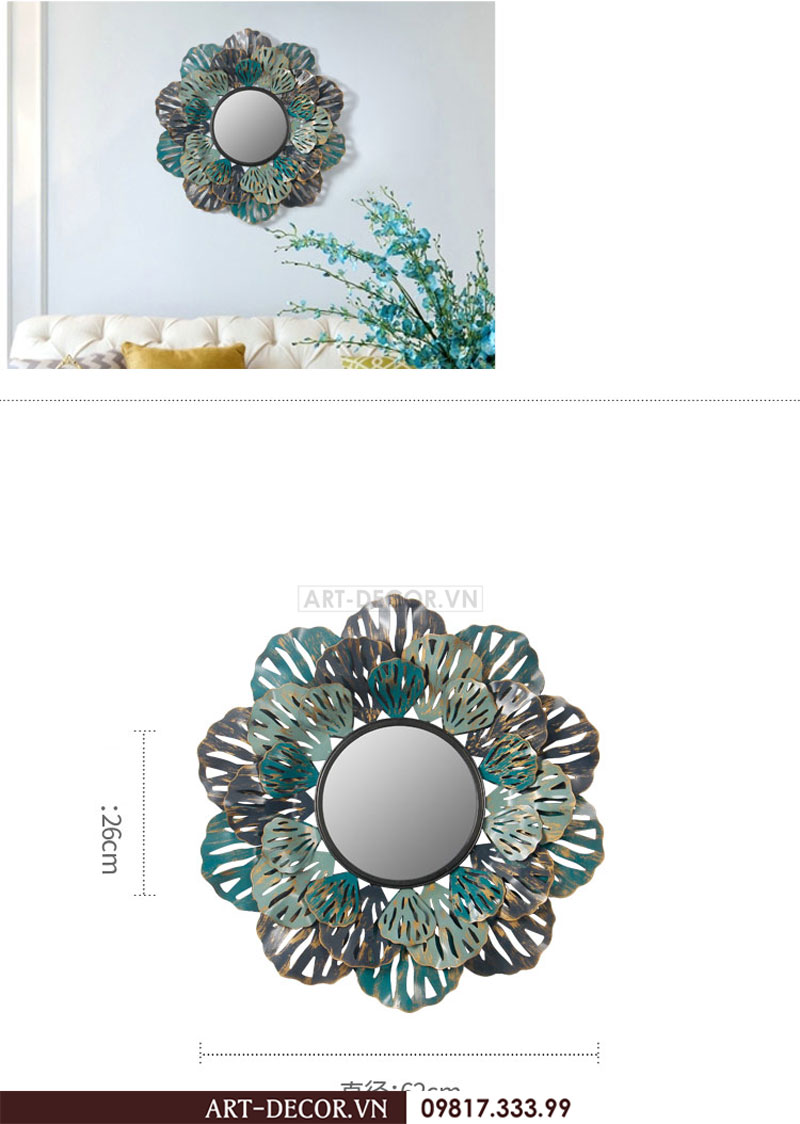 Gương trang trí trẻ trung G003 8