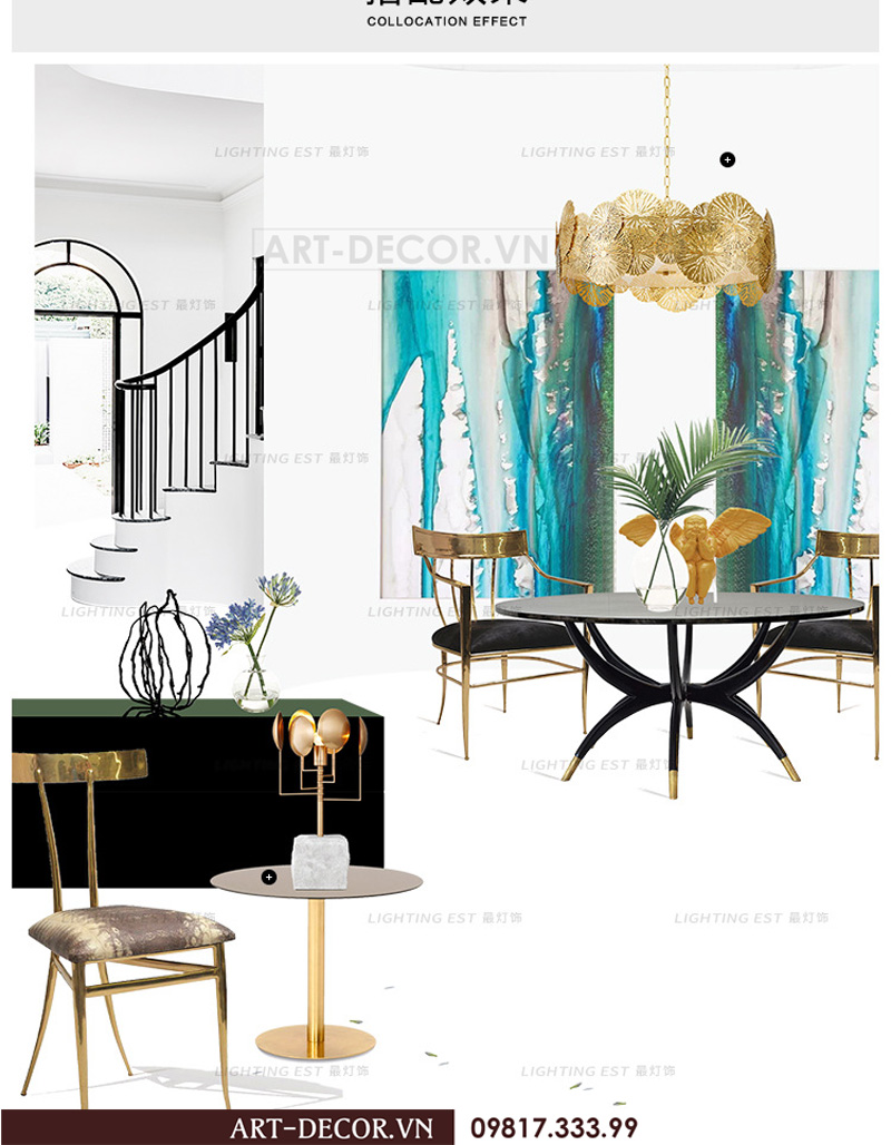 Công ty cung cấp đèn trang trí, đèn chùm cao cấp cho dự án 29