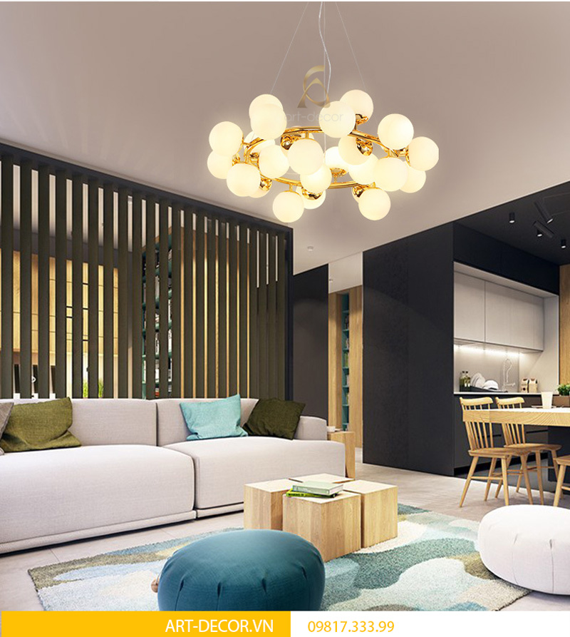 Công ty bán buôn đèn trang trí, đèn chùm hiện đại cho mọi không gian 10