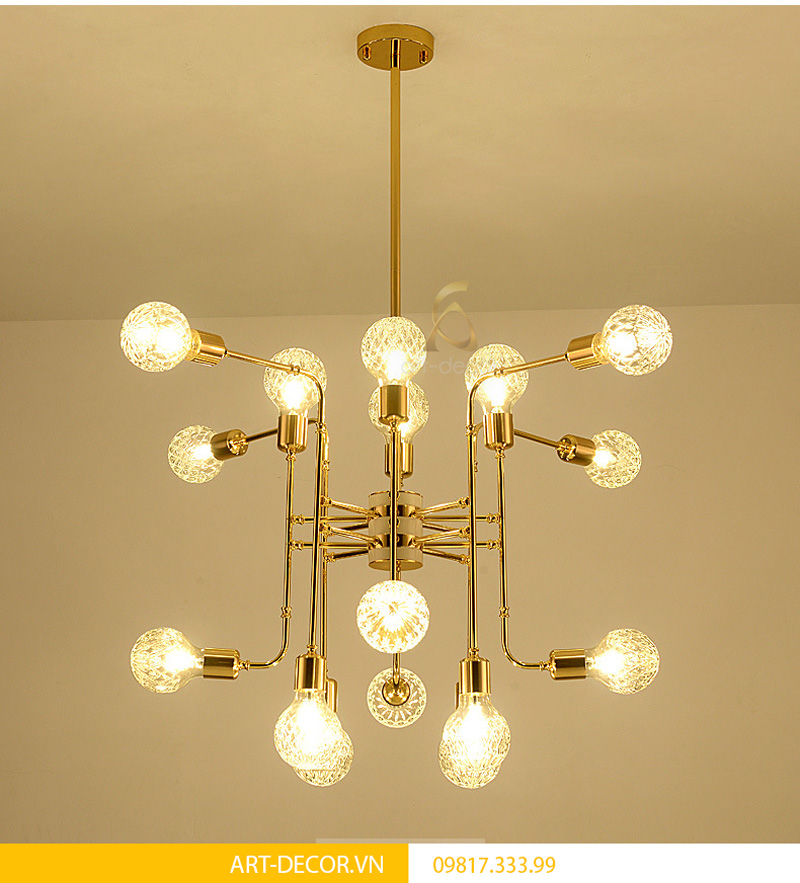 Công ty bán buôn đèn trang trí, đèn chùm hiện đại cho mọi không gian 15