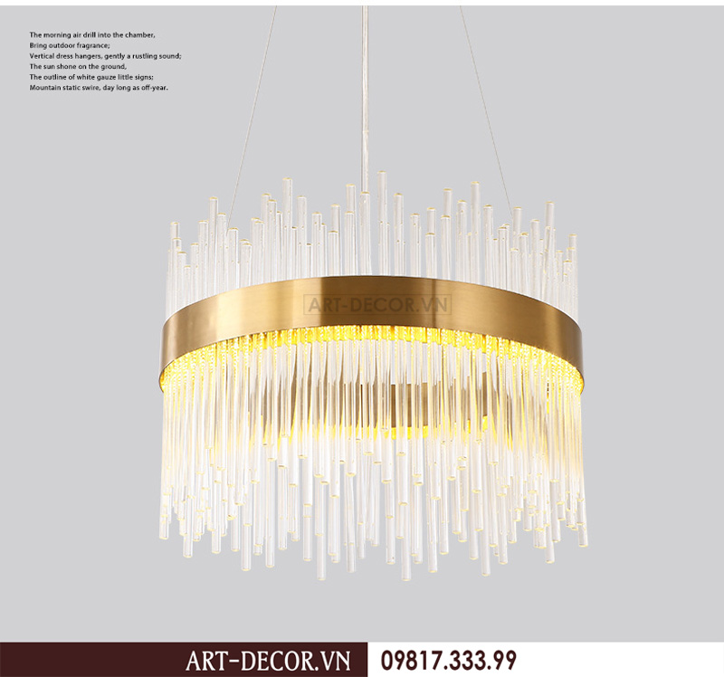 Công ty bán buôn đèn trang trí, đèn chùm hiện đại cho mọi không gian 6