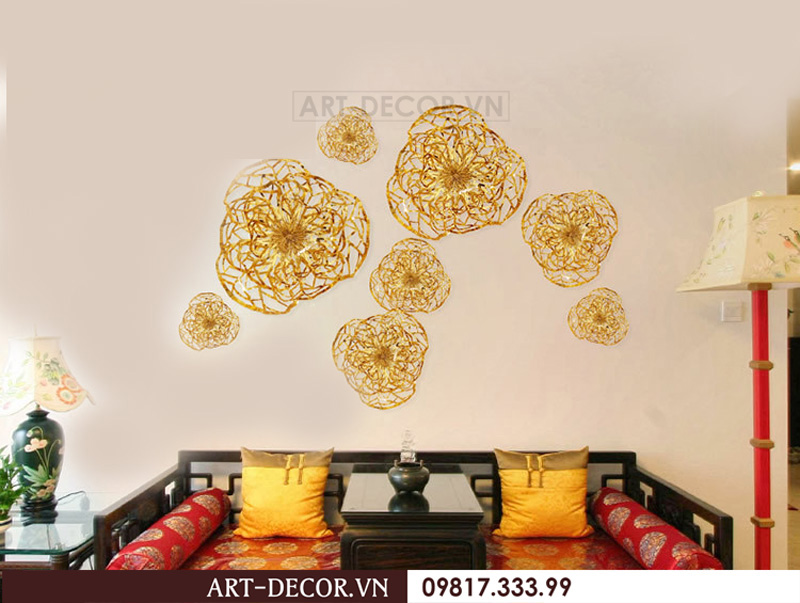 Tranh sắt nghệ thuật, tranh trang trí nội thất theo phong thủy 16