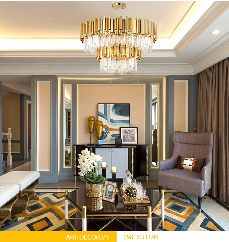 Đèn trang trí nội thất chung cư hiện đại, sang trọng, cao cấp 10