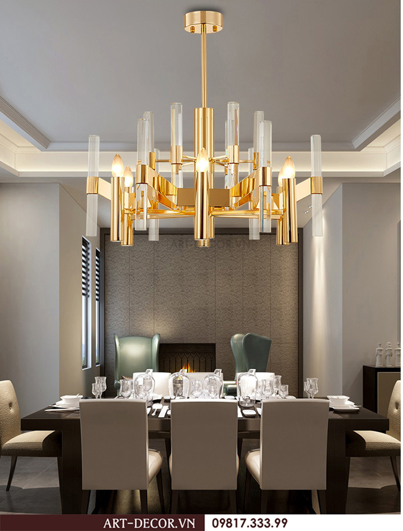 Đèn trang trí nội thất chung cư hiện đại, sang trọng, cao cấp 17