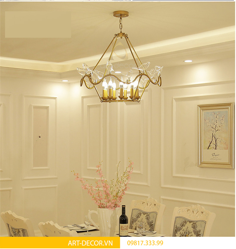 Đèn trang trí nội thất chung cư hiện đại, sang trọng, cao cấp 5