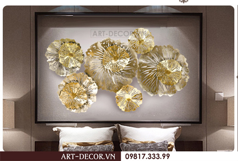 tranh sắt lá sen nghệ thuật ts 033 3