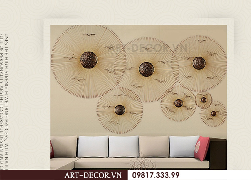 tranh sắt treo phòng khách TS 037 1