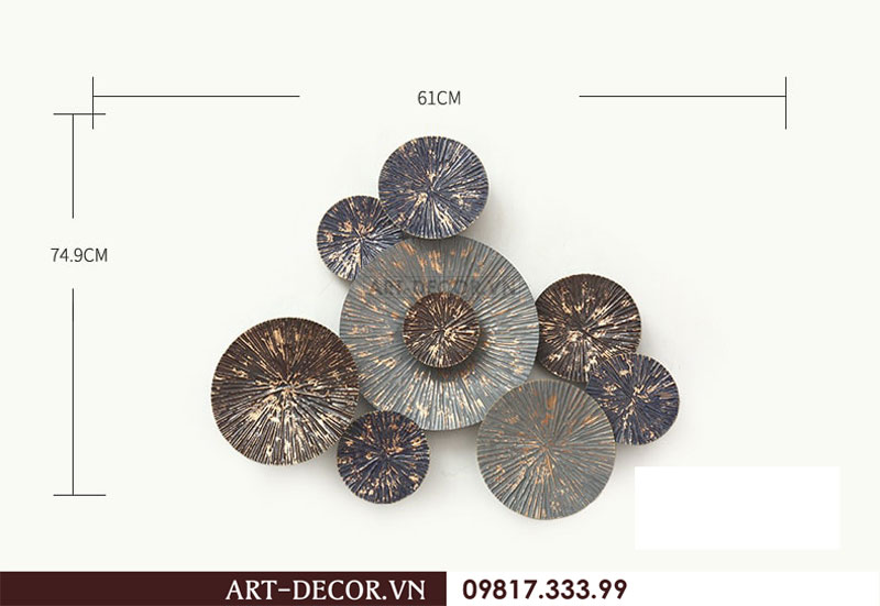 Tranh chất liệu kim loại nhập khẩu TS 047 6