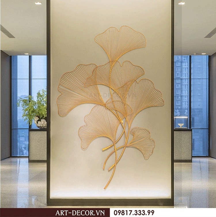 Tranh lá decor trang trí hiện đại TS 055 2
